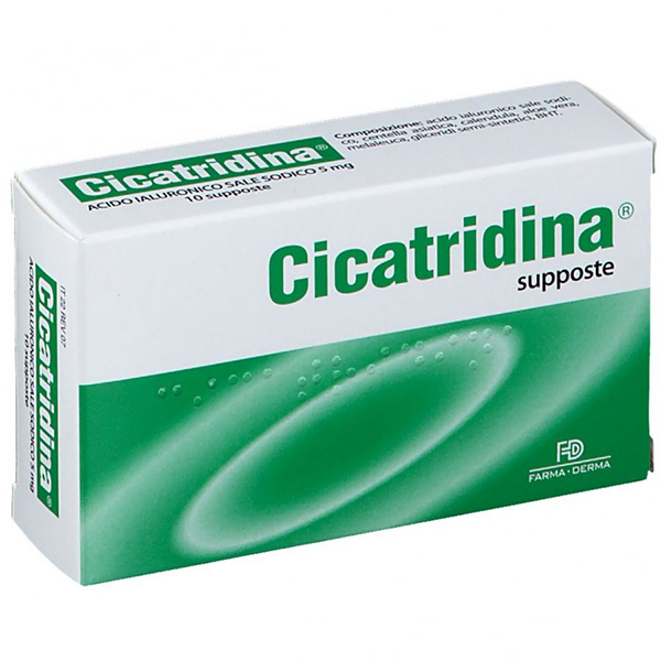 Farbene.shop | Cicatridina supposte 10 pezzi