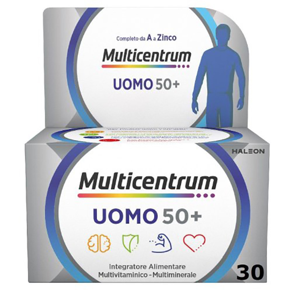 Farbene.shop | Multicentrum Uomo 50+ 30 Compresse