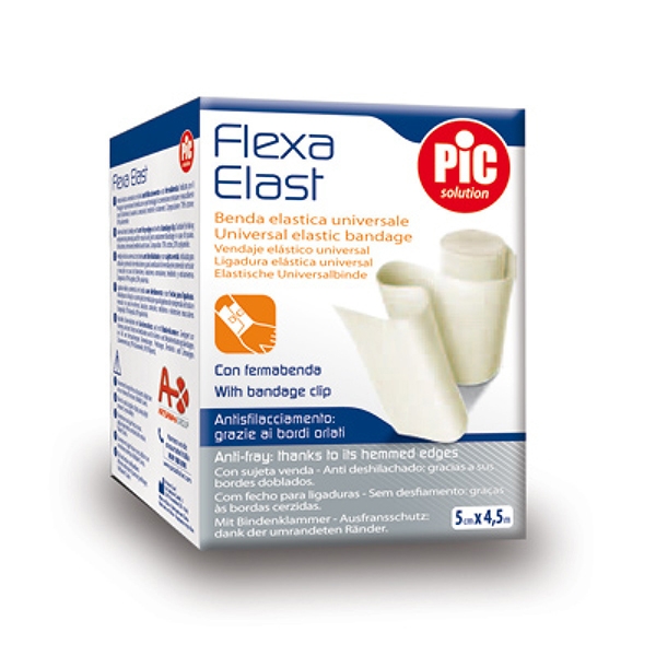 Farbene.shop | Pic Flexa Elast Benda elastica bianca 7x450 cm con fustella