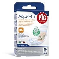 Farbene.shop | CEROTTO PIC AQUABLOC 25X72MM ANTIBATTERICO 10 PEZZI