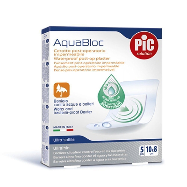 Farbene.shop | CEROTTO PIC AQUABLOC CM10X8 ANTIBATTERICO 5 PEZZI