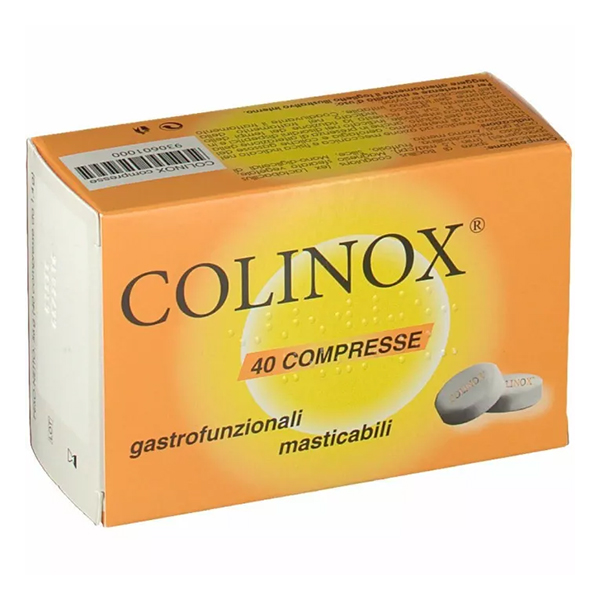 Farbene.shop | COLINOX 40 COMPRESSE MASTICABILI GASTROFUNZIONALI 56 G