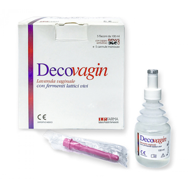 Farbene.shop | DECOVAGIN 5 FLACONI DA 100 ML + 5 CANNULE MONOUSO