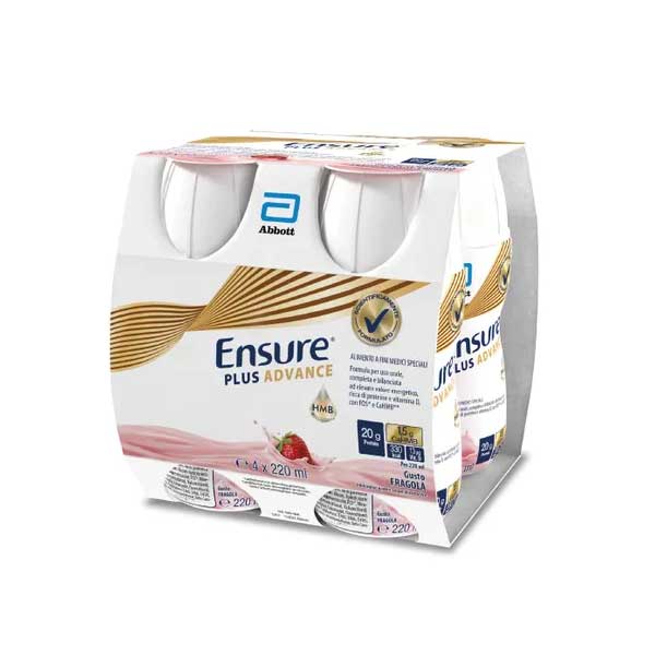 Farbene.shop | Ensure Plus Advance Fragola 4 bottiglie da 220 ML