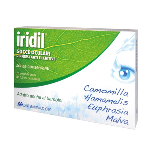 Farbene.shop | Iridil Gocce Oculari 10 Ampolle Richiudibili 0,5 ml