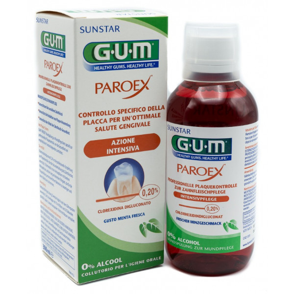 Farbene.shop | GUM PAROEX 0,2 COLLUTORIO CHX 300 ML