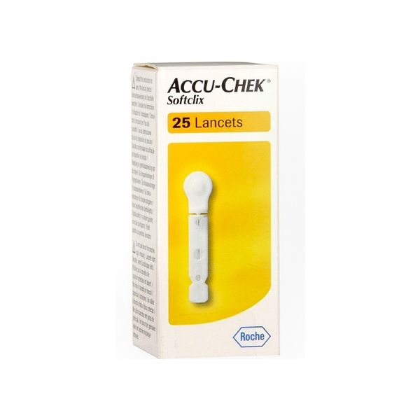 Farbene.shop | LANCETTE PUNGIDITO ACCU-CHEK SOFTCLIX 25 PEZZI