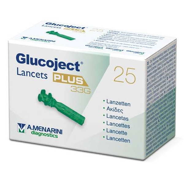 Farbene.shop | LANCETTE PUNGIDITO GLUCOJET PLUS GAUGE 33 25 PEZZI