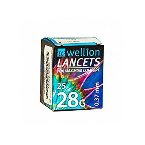 Farbene.shop | LANCETTE PUNGIDITO WELLION LANCET 28G 25 PEZZI