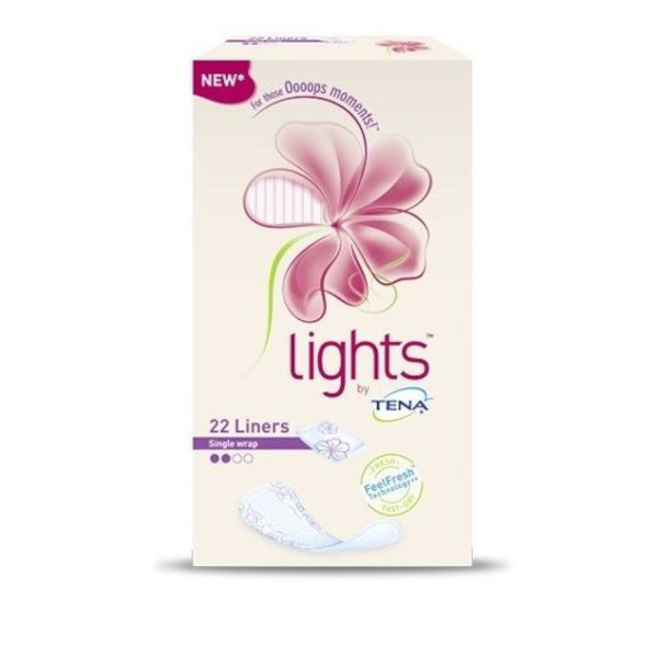 Farbene.shop | Tena Light Proteggislip per incontinenza e piccole perdite Normal Ripiegato 22 Pezzi