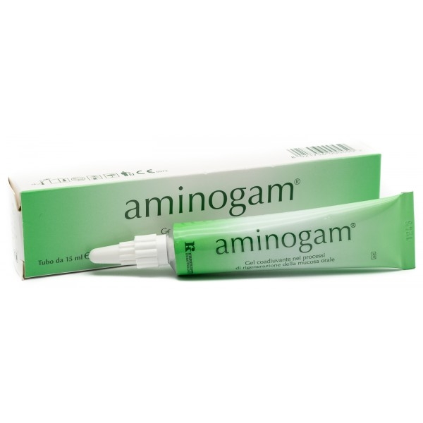 Farbene.shop | Polifarma NEL coadiuvante AMINOGAM per riparazioni tessuti orogengivali 15 ML