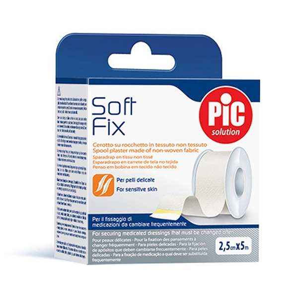 Farbene.shop | Cerotto in Rocchetto Pic SoftFix Tessuto Non Tessuto 2,5x500 cm con fustella