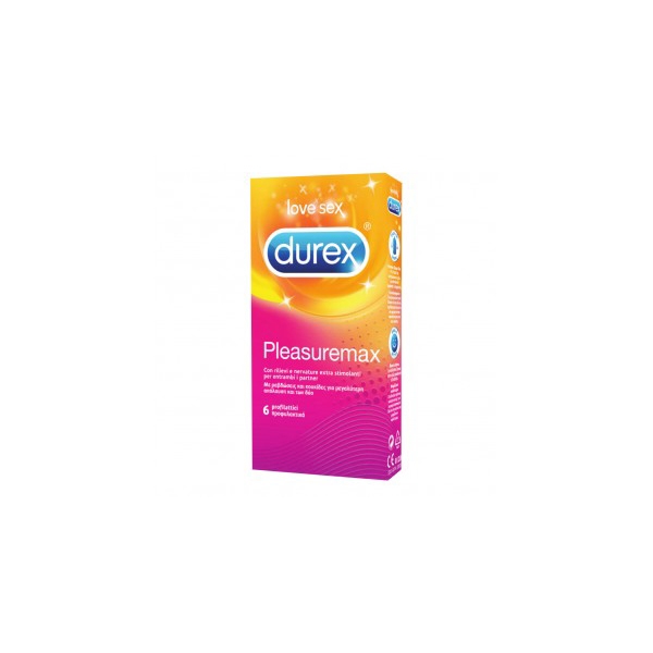 Farbene.shop | Profilattico Durex Pleasuremax Easyon 6 pezzi