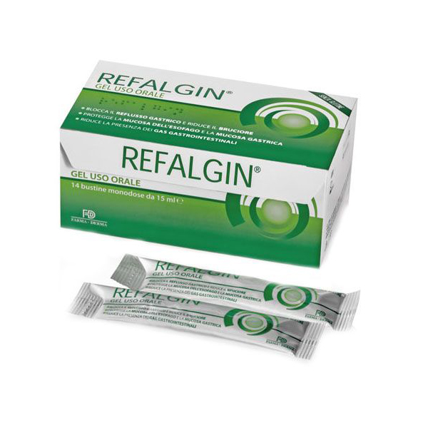 Farbene.shop | REFALGIN GEL OROSOLUBILE ANTIREFLUSSO 14 BUSTINE 15 ML