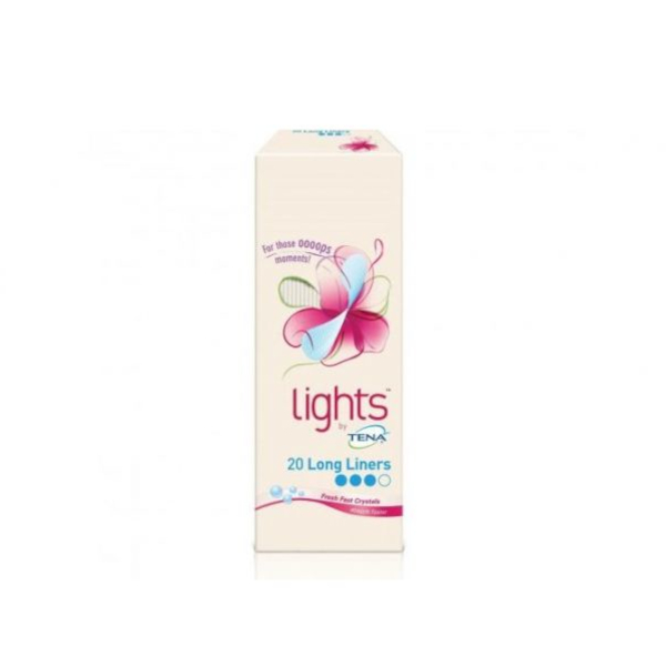 Farbene.shop | Tena Lights Salvaslip per incontinenza e piccole perdite Lungo e sottile 20 Pezzi