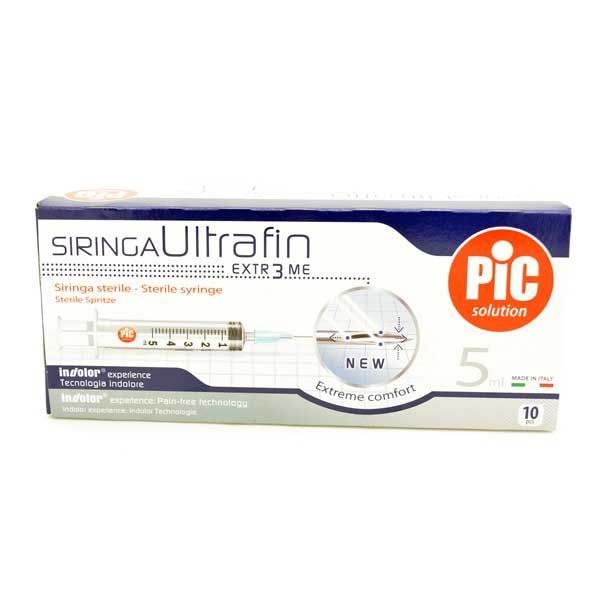 Farbene.shop | Siringa PIC Ultrafine 5 ML ago 14 10 PEZZI