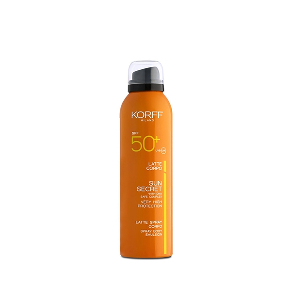 Farbene.shop | Korff Sun Secret Latte Spray Corpo SPF50+ 200 ML