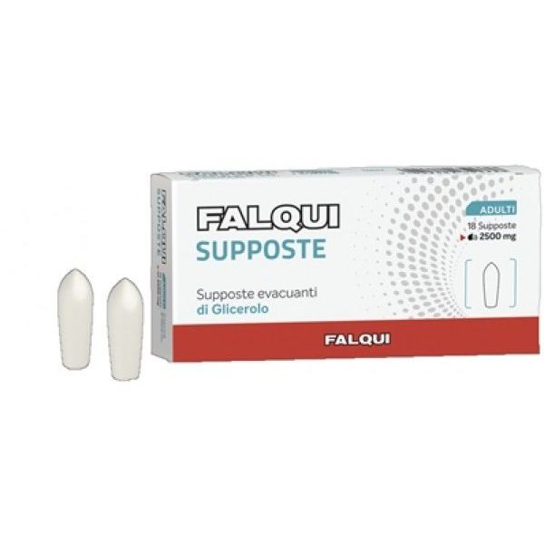 Farbene.shop | SUPPOSTE FALQUI 18 SUPPOSTE CON GLICERINA 2500MG ADULTI
