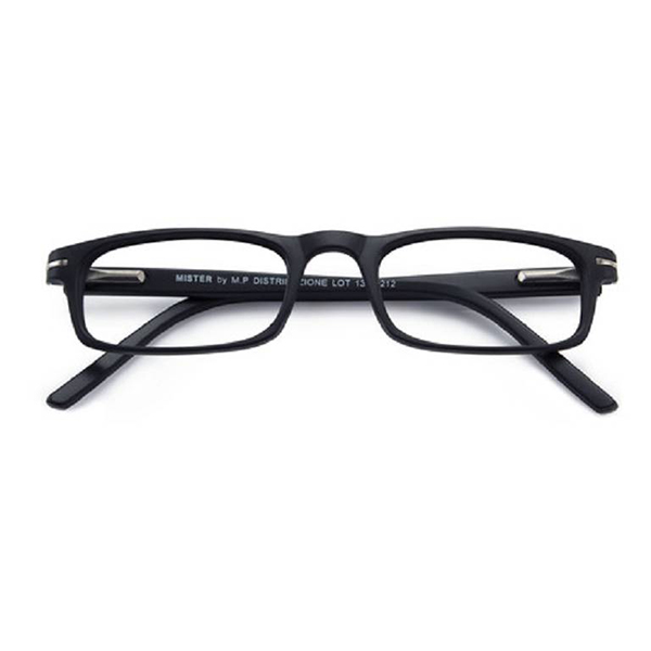 Farbene.shop | Twins Silver Mister Nero Occhiali da lettura +3,5
