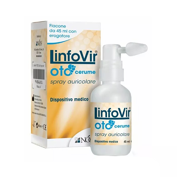 Farbene.shop | LINFOVIR OTO CERUME SPRAY AURICOLARE 45 ML