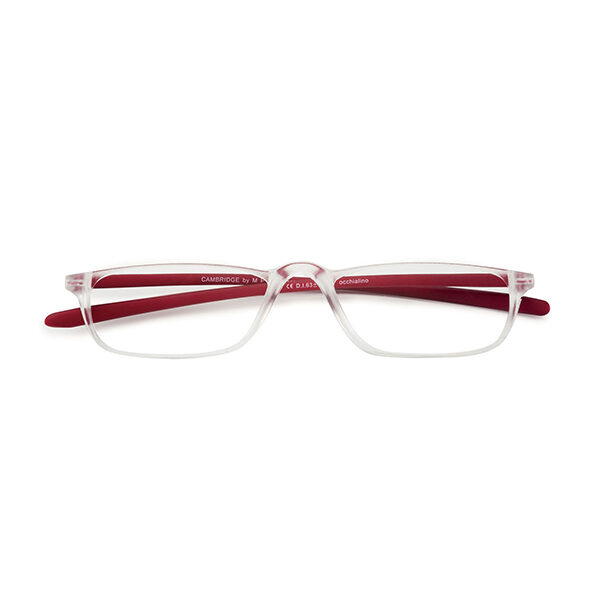 Farbene.shop | Occhiale Da Lettura Premontato Medi Pharm Cambrige Rosso +3,50