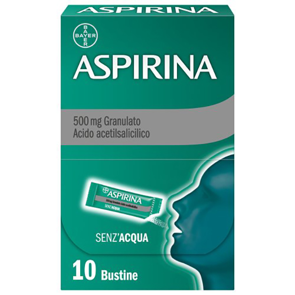 Farbene.shop | Aspirina in Granuli Senza Acqua per Mal di Testa 10 Bustine