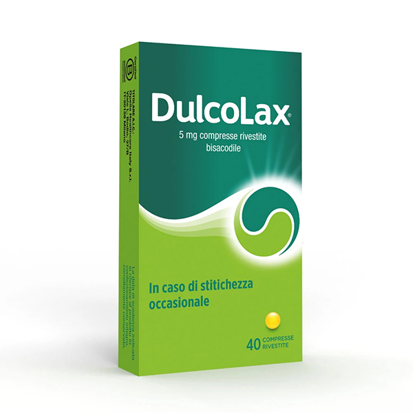 Farbene.shop | Dulcolax Compresse 5mg Bisacodile Trattamento Stitichezza Occasionale 40 Compresse Rivestite