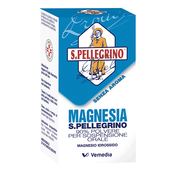 Farbene.shop | Magnesia San Pellegrino orale polvere effervescente 90% 100 g