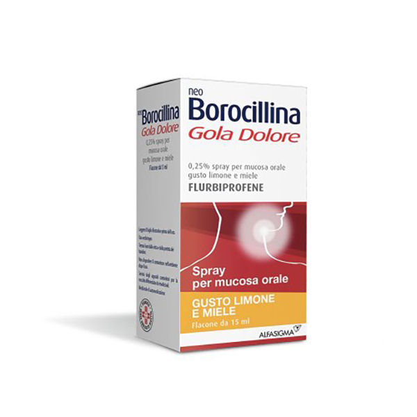 Farbene.shop | Neoborocillina Gola Dolore 15 ml Spray