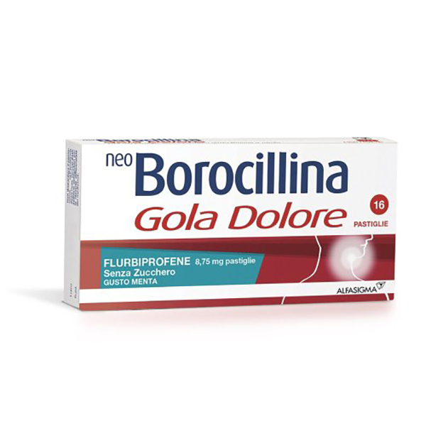 Farbene.shop | Neoborocillina Gola Dolore 16 pastiglie