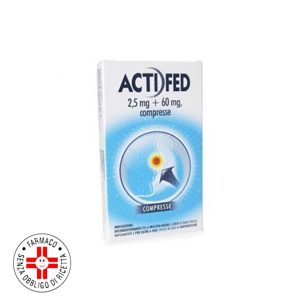 Farbene.shop | ACTIFED*12 cpr 2,5 mg + 60 mg