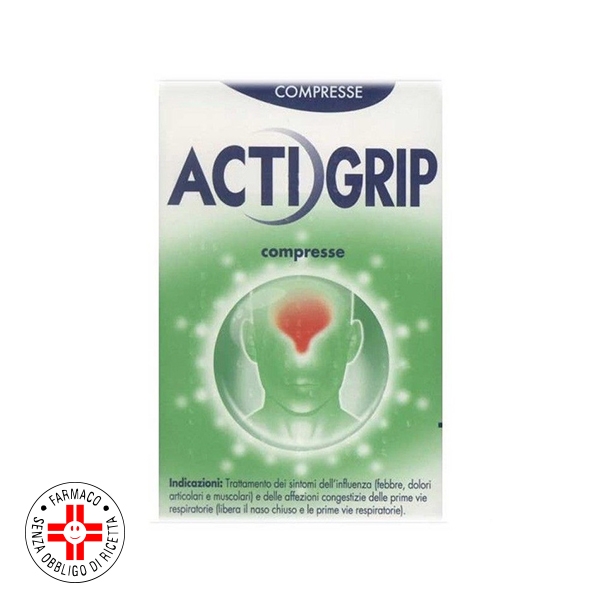 Farbene.shop | ACTIGRIP*12 cpr 60 mg + 2,5 mg + 500 mg
