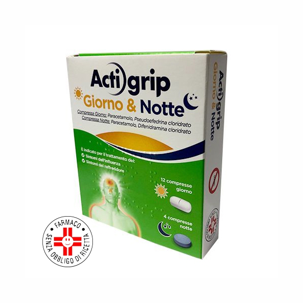 Farbene.shop | ACTIGRIP GIORNO&NOTTE*12+4CPR