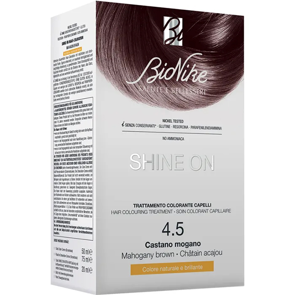 Farbene.shop | BIONIKE SHINE ON CAPELLI CASTANO MOGANO 4.5