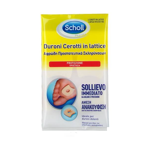 Farbene.shop | CEROTTO PROTETTIVO PER DURONI SCHOLL IN LATTICE 4 PEZZI