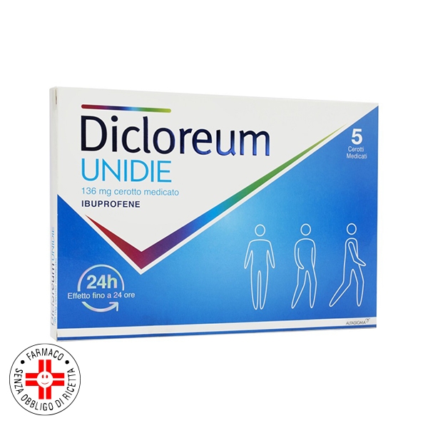 Farbene.shop | DICLOREUM UNIDIE*5 cerotti medicati 136 mg