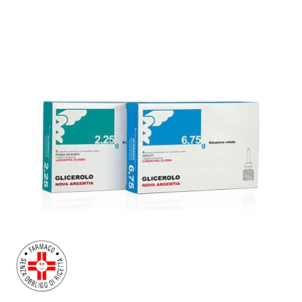 Farbene.shop | GLICEROLO EG (NOVA ARGENTIA)*AD 6 microclismi 6,75 g con camomilla e malva