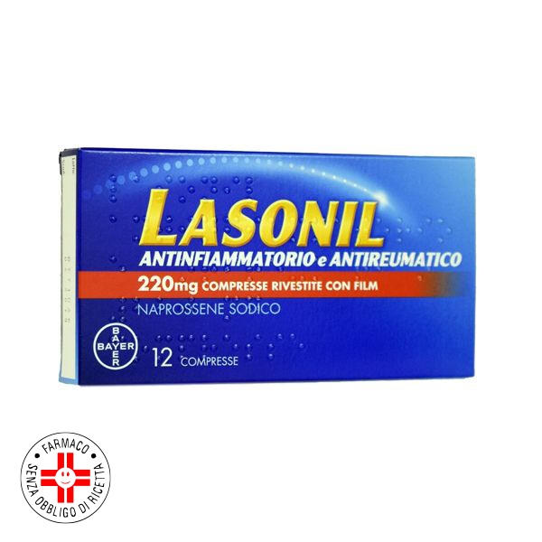 Farbene.shop | LASONIL ANTINFIAMMATORIO E ANTIREUMATICO*12 cpr riv 220 mg