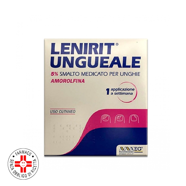Farbene.shop | LENIRIT UNGUEALE*smalto medicato 2,5 ml 5%