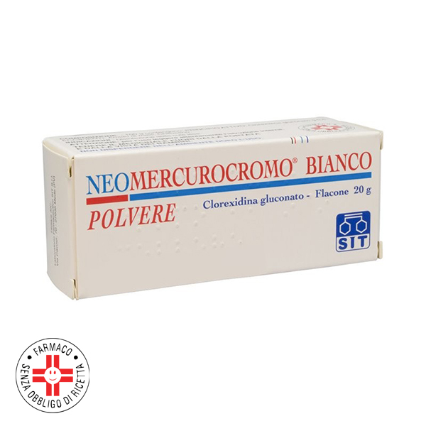 NEOMERCUROCROMO BIANCO*polv u.e. 20 g-0