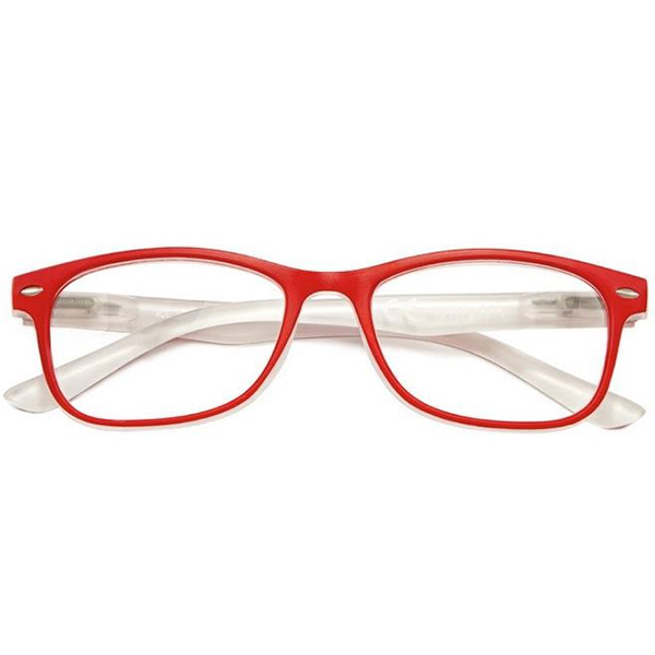 Farbene.shop | Twins Gold Ice Rosso Occhiale da lettura premontato +3,50