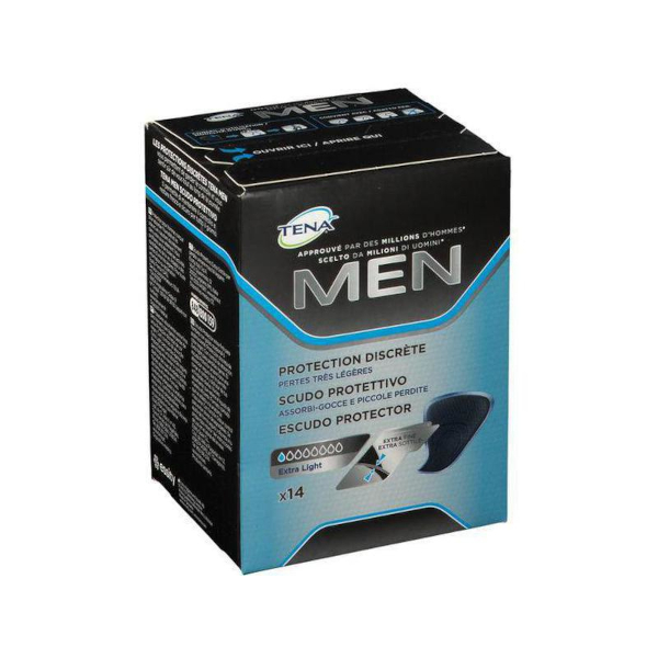 Farbene.shop | Tena Men Scudo Protettivo Pannolone sagomato maschile 14 Pezzi