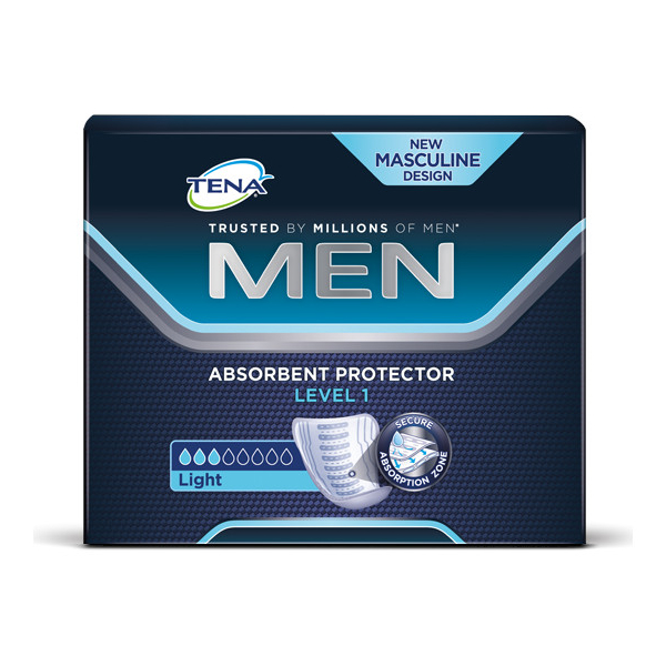 Farbene.shop | TENA Men Active Fit Livello 1 - Confezione da 12 Protezioni Maschili per una Protezione Discreta