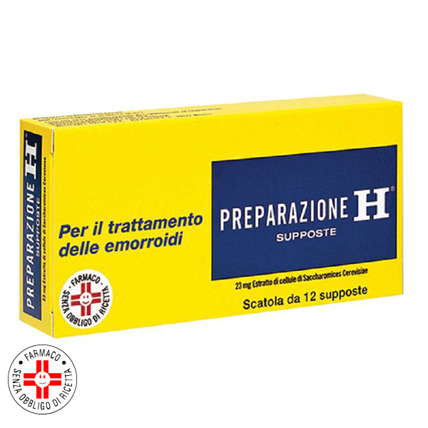 PREPARAZIONE H*12 supp 23 mg-0