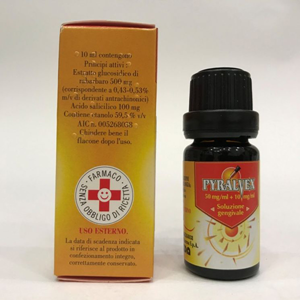 Farbene.shop | PYRALVEX*soluz gengivale 10 ml 0,5% + 0,1%