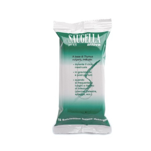 Farbene.shop | SAUGELLA ATTIVA SALVIETTINE 15 BUSTINE