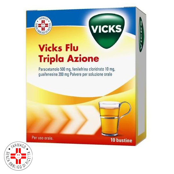 Farbene.shop | VICKS FLU TRIPLA AZIONE*orale polv 10 bust
