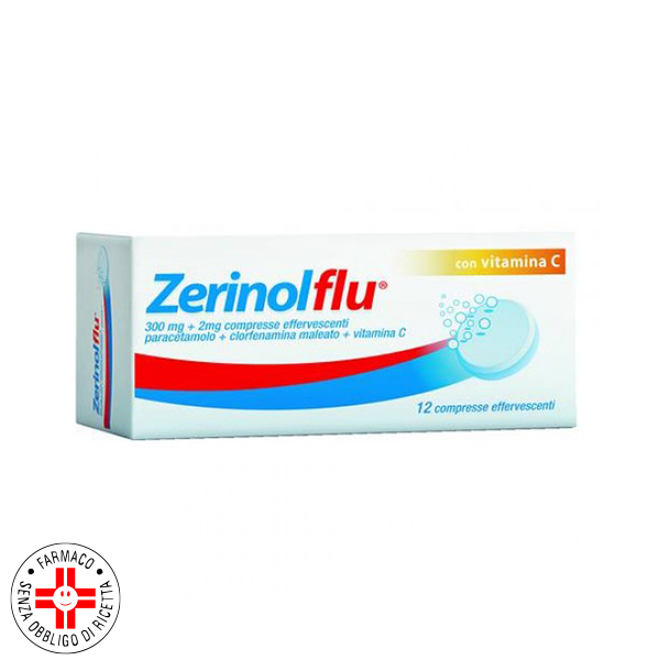 Farbene.shop | ZERINOLFLU*20 cpr eff 300 mg + 2 mg + 280 mg
