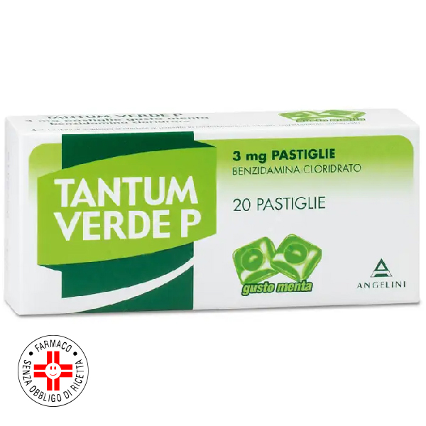 Farbene.shop | TANTUM VERDE P*20 pastiglie 3 mg menta
