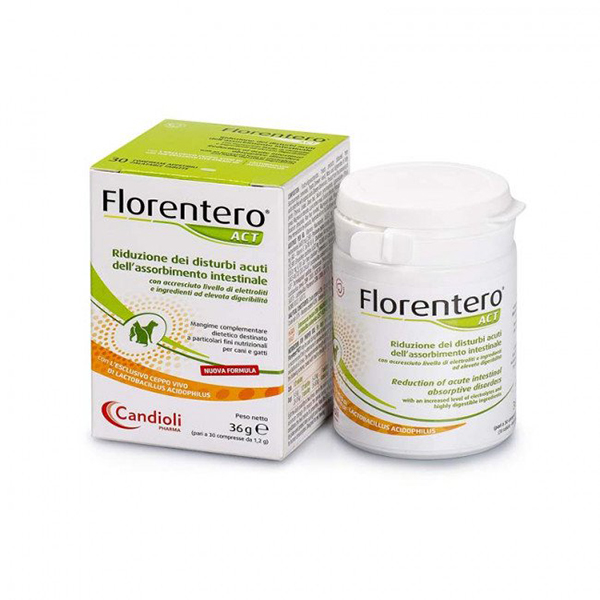 FLORENTERO ACT 30 COMPRESSE APPETIBILI PER CANI E GATTI GATTI-0